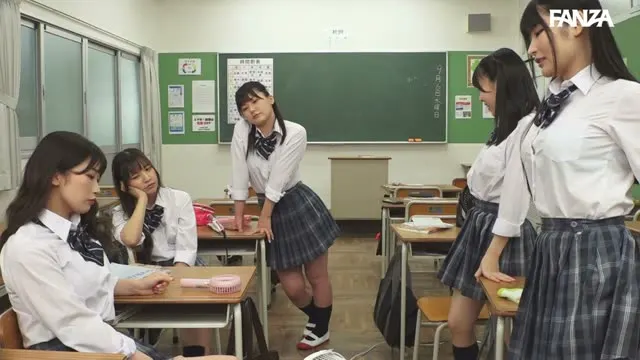 時間停止学級。時間を止める事が出来る神装置で、好きな時に挿れたり、止めたりし放題。 動画キャプチャ 2